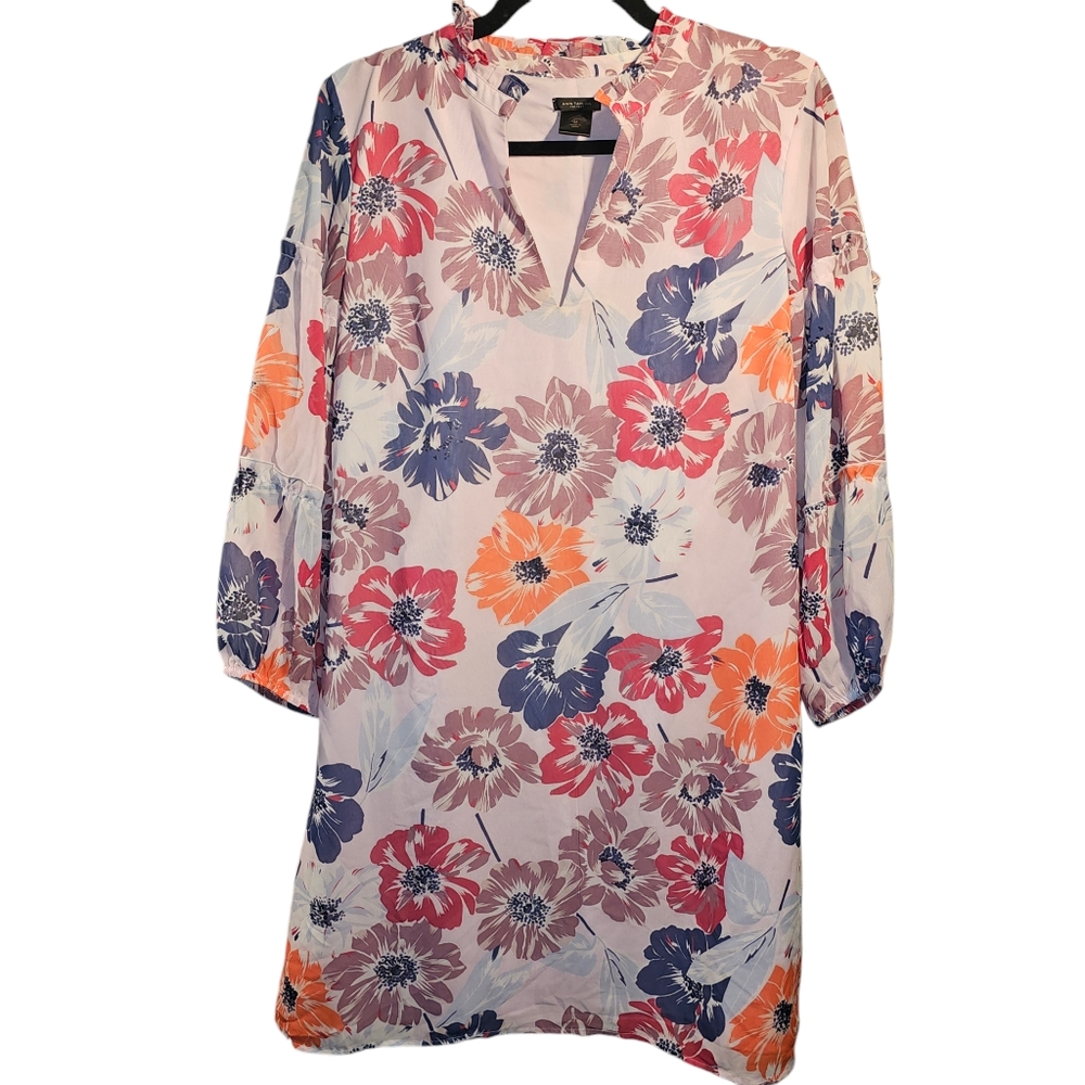 Ann taylor sz. Medium Purple floral dress